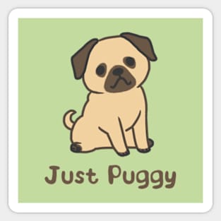 Just Puggy Sticker